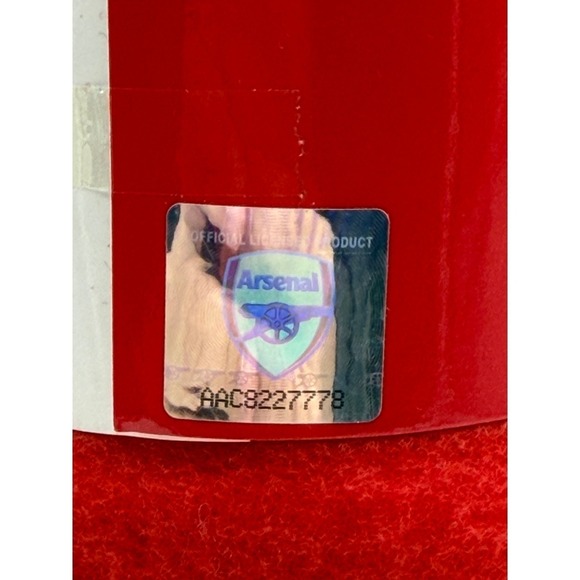 Arsenal F.C. Fleece Blanket PL 125 New 0090 - Picture 5 of 5